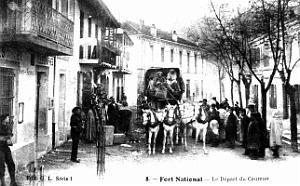 2945- Fort National - Courrier - Depart